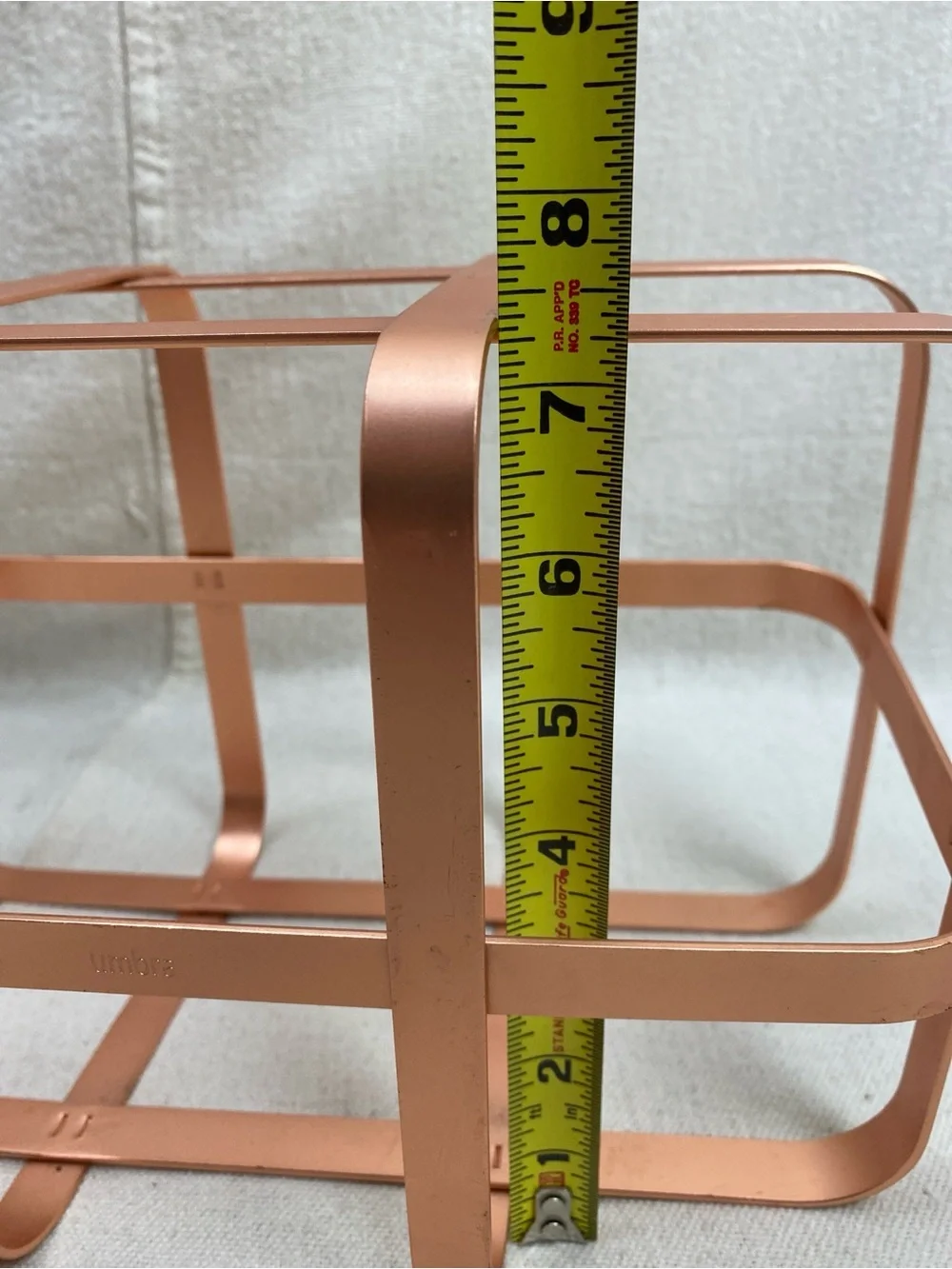 Umbra Pulse matte Copper 6 bottle Wine rack
